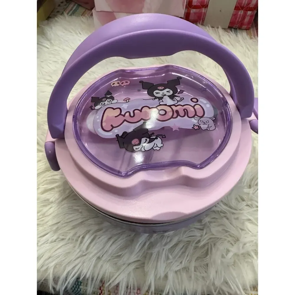 Sanrio Kuromi lunch box keep food hot stainless steel spoon interesting